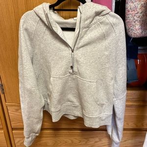Scuba half zip hoodie